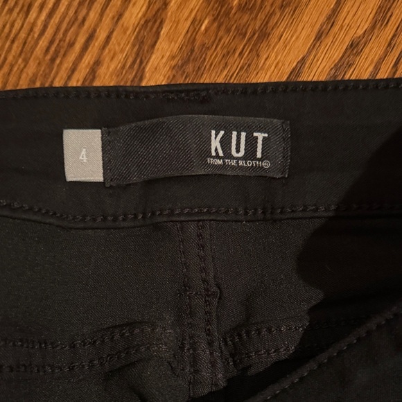 Kut from the Kloth Natalie Fab Ab Bootcut Jeans in Black - Picture 3 of 3